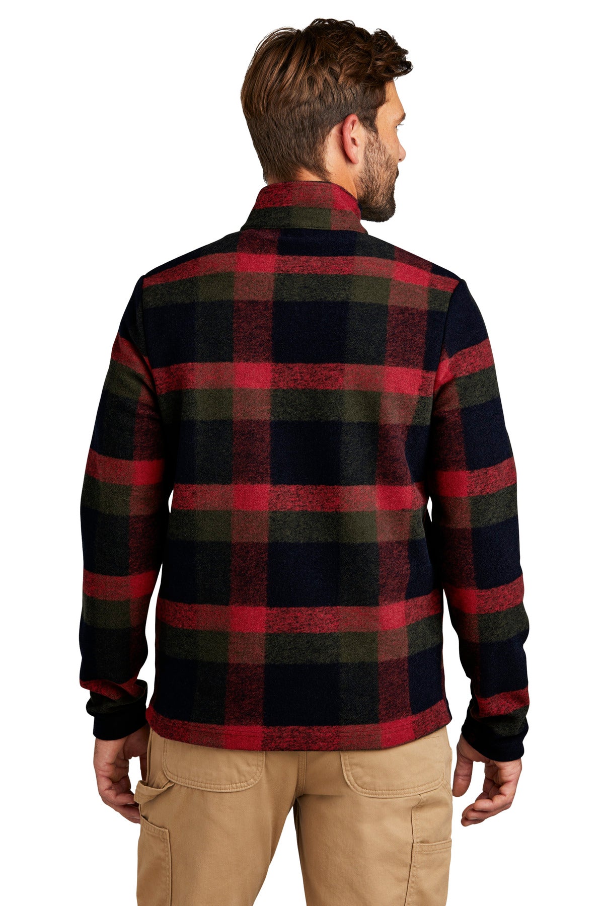 RedPlaid Russell Outdoors Basin Snap Pullover RU551 RU551