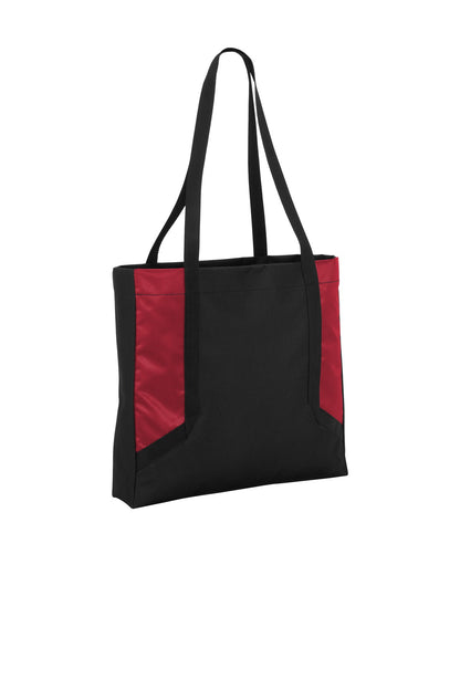 Rich Red/Black Port Authority Circuit Tote. BG417