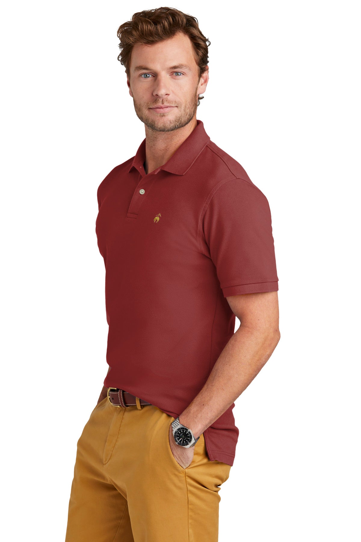 RichRed Brooks Brothers Pima Cotton Pique Polo BB18200