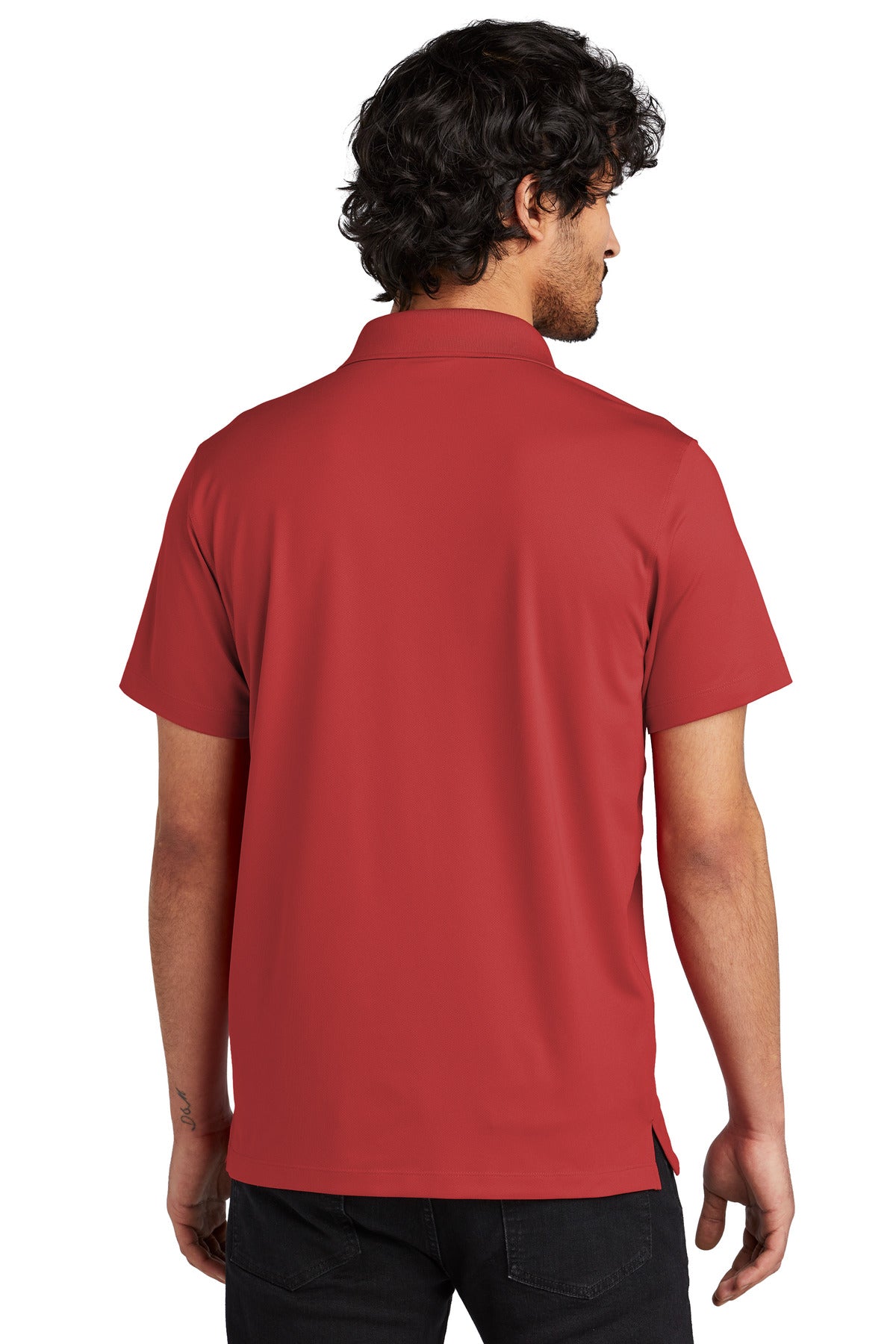 Ripped Red OGIO Metro Polo. OG130