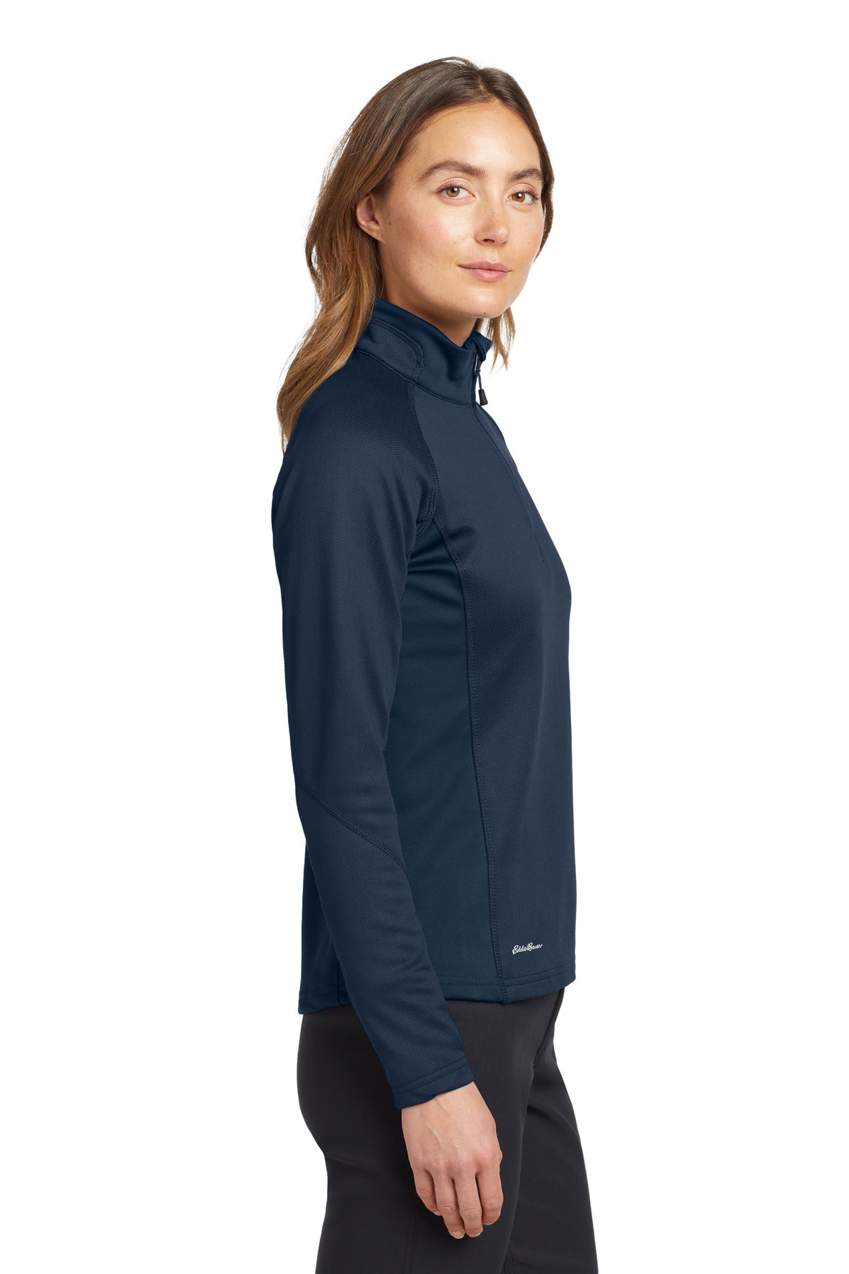 River Blue Eddie Bauer Women's 1/2-Zip Performance Fleece. EB235
