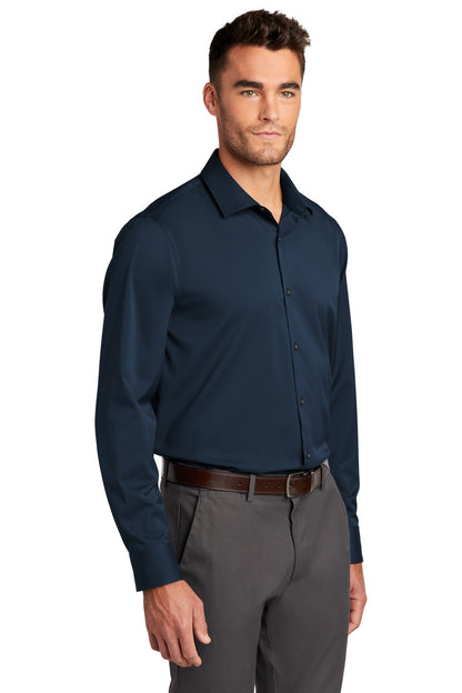 River Blue Nvy Port Authority City Stretch Shirt W680