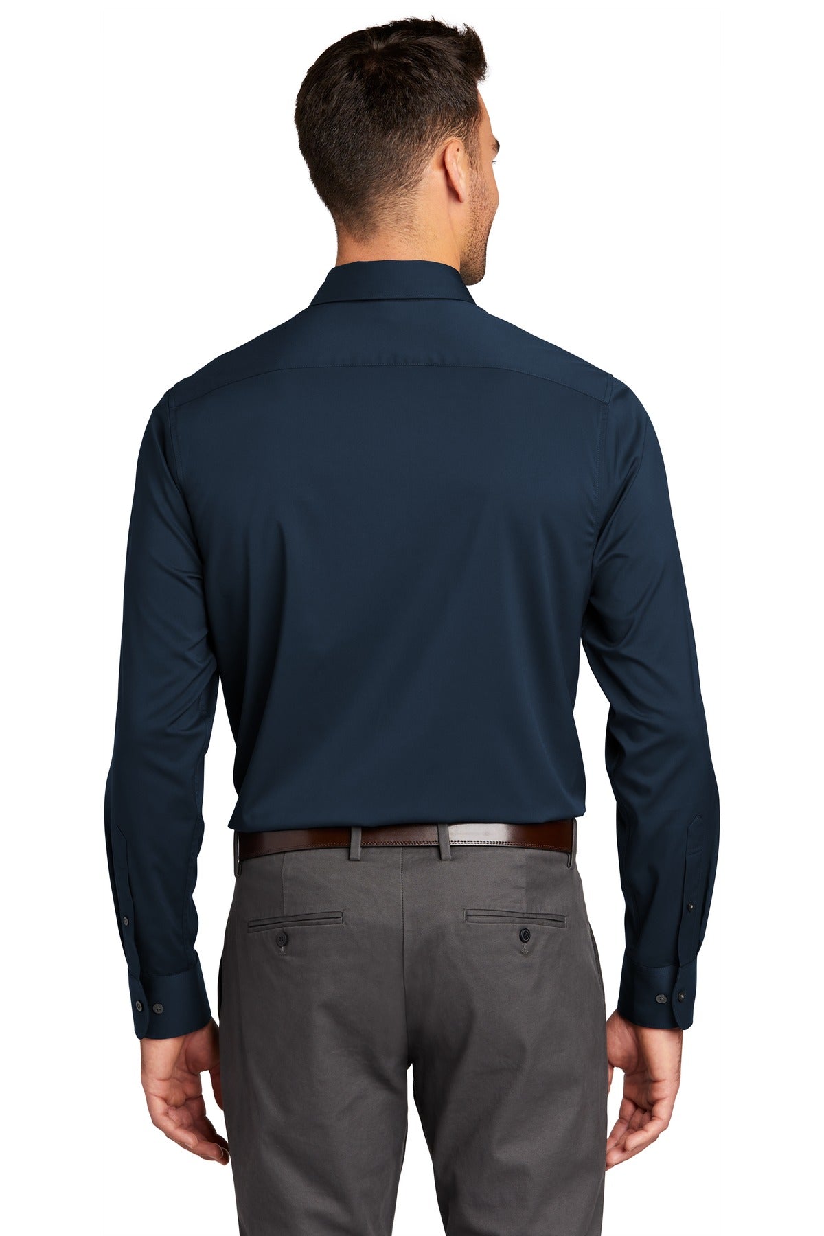 River Blue Nvy Port Authority City Stretch Shirt W680