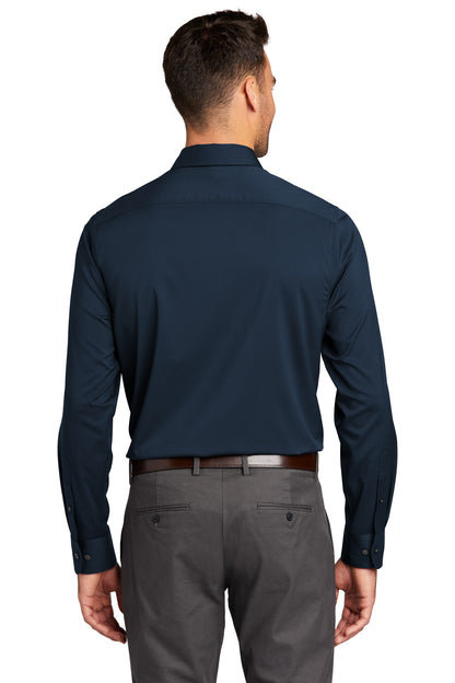 River Blue Nvy Port Authority City Stretch Shirt W680