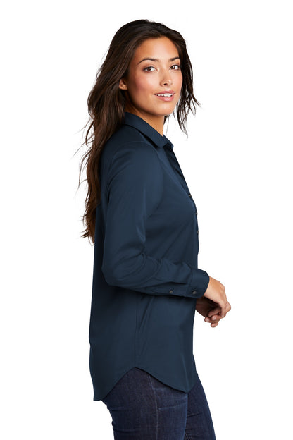 River Blue Nvy Port Authority Ladies City Stretch Tunic LW680