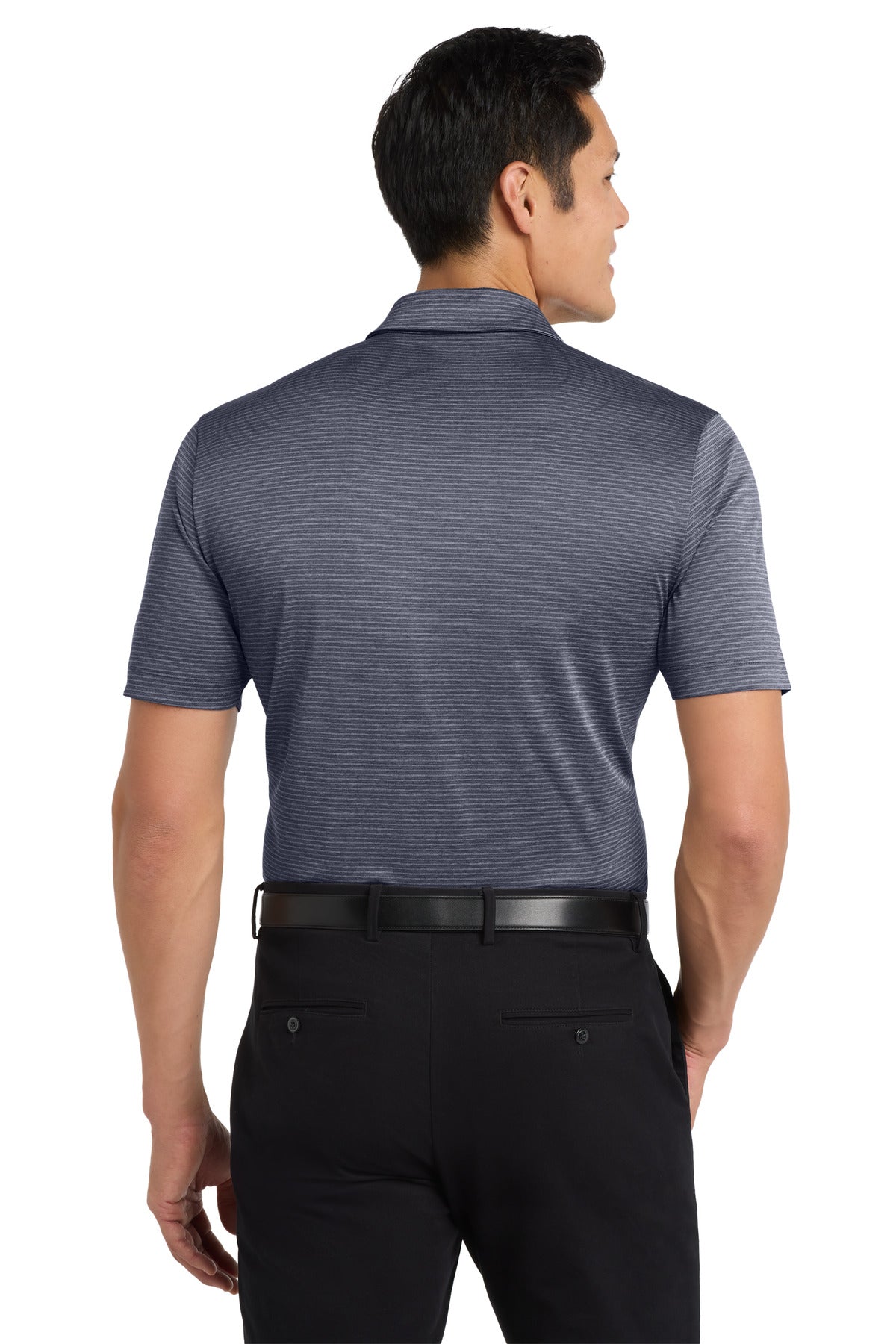 River Blue Nvy Port Authority Shadow Stripe Polo. K585