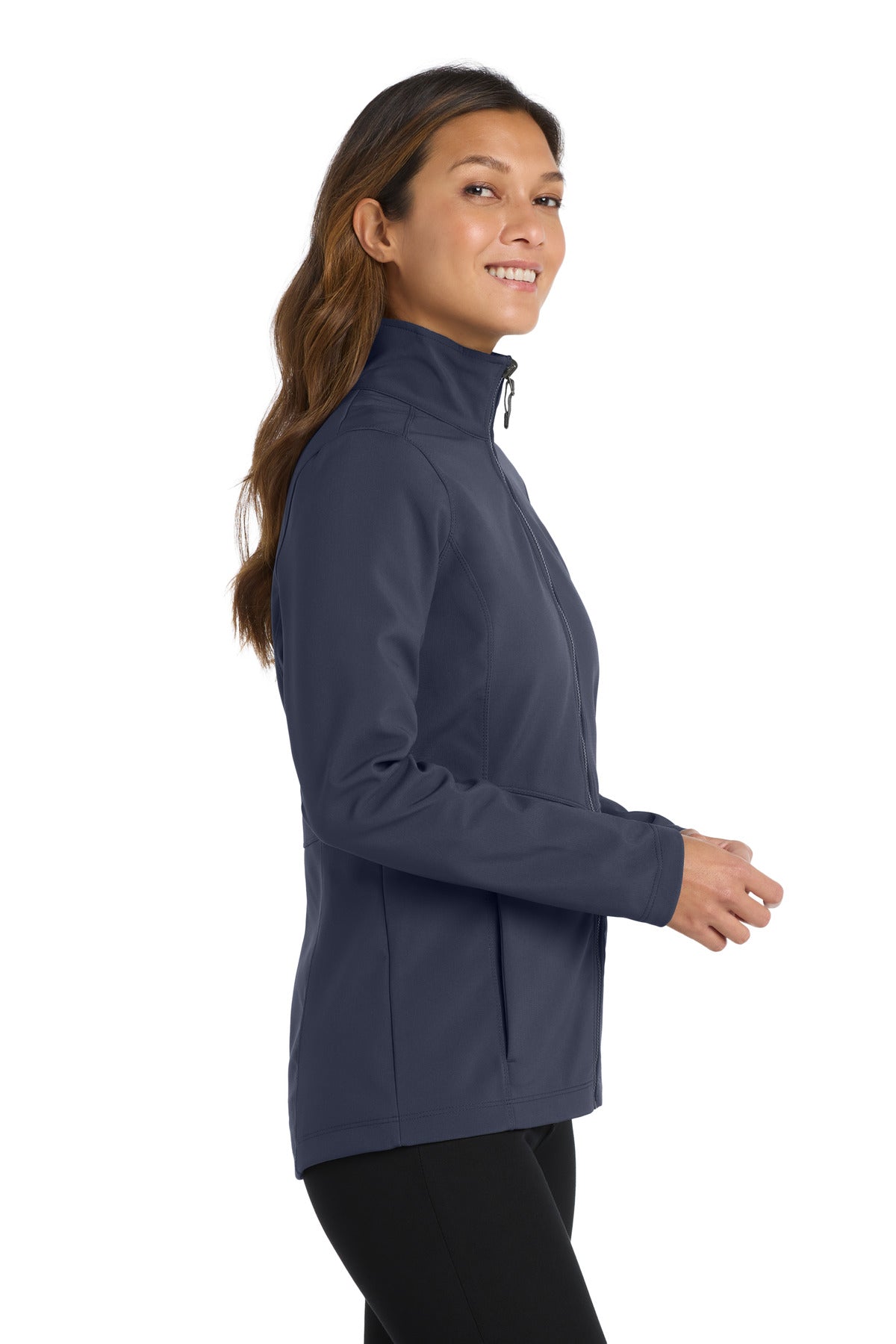 River Blue Port Authority Women's Collective Soft Shell Jacket. L901