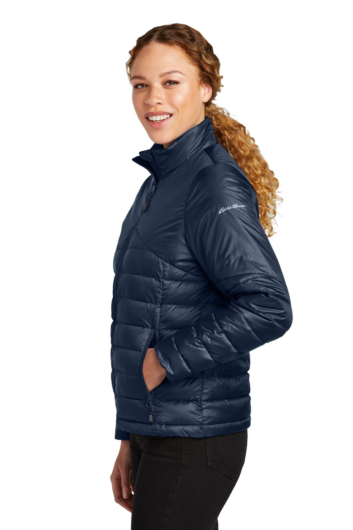 RiverBlNv Eddie Bauer Women's Quilted Jacket EB511