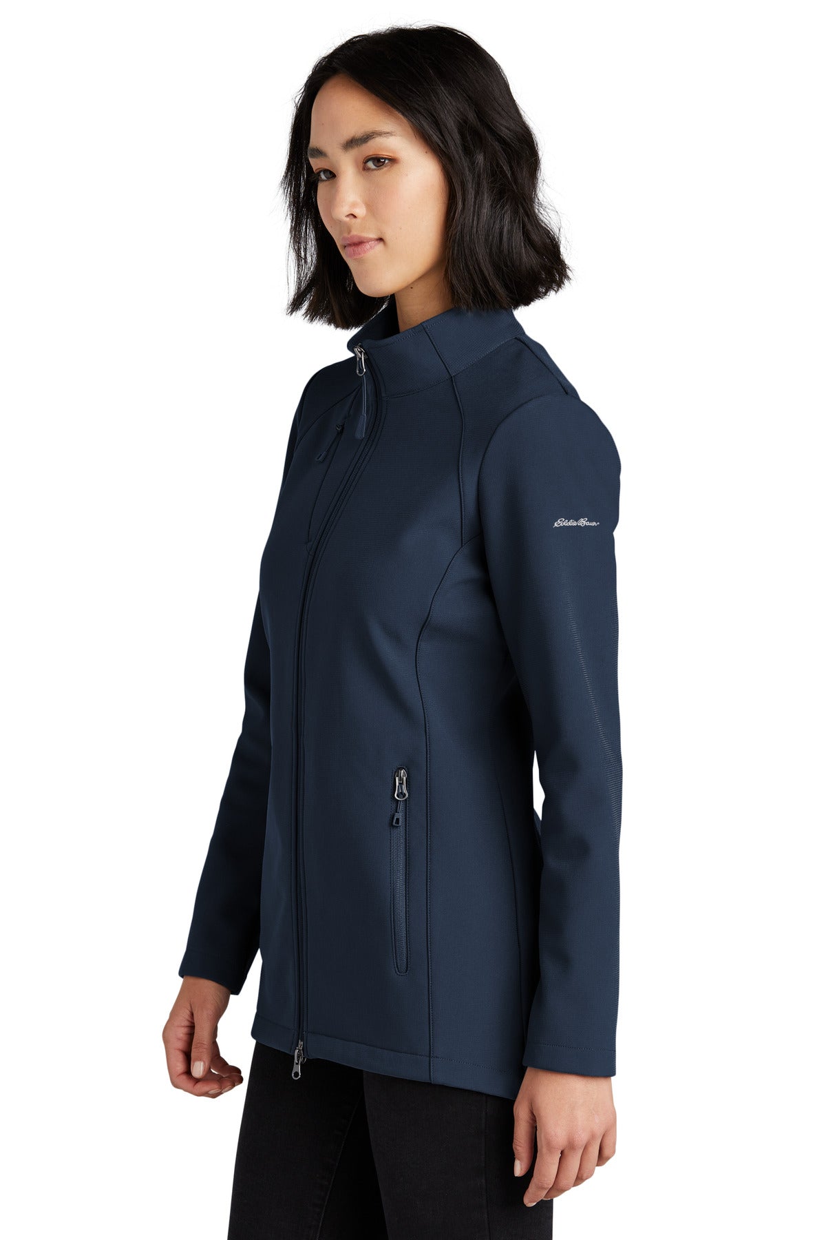 RiverBlNv Eddie Bauer Women's Stretch Soft Shell Jacket EB545