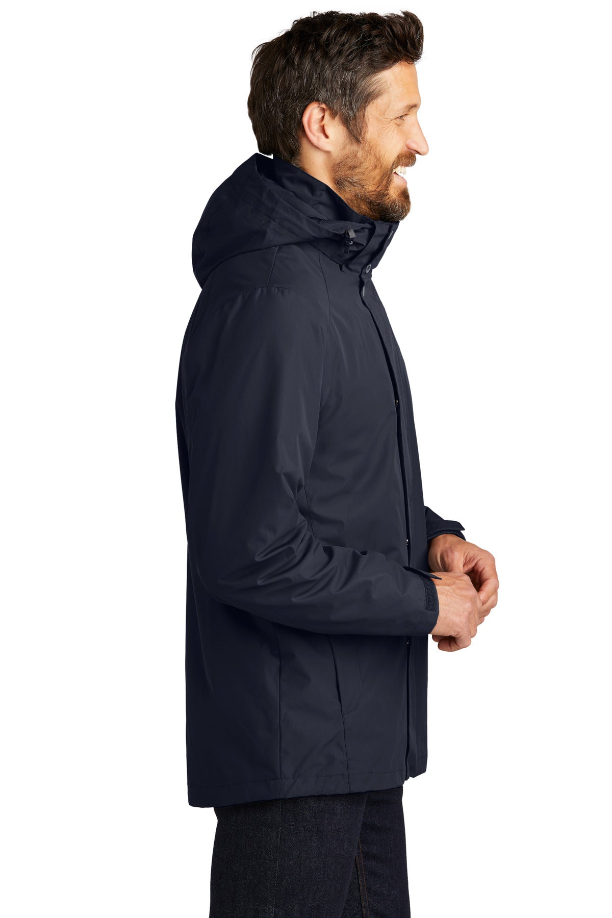 RiverBlNv Port Authority All-Weather 3-in-1 Jacket J123