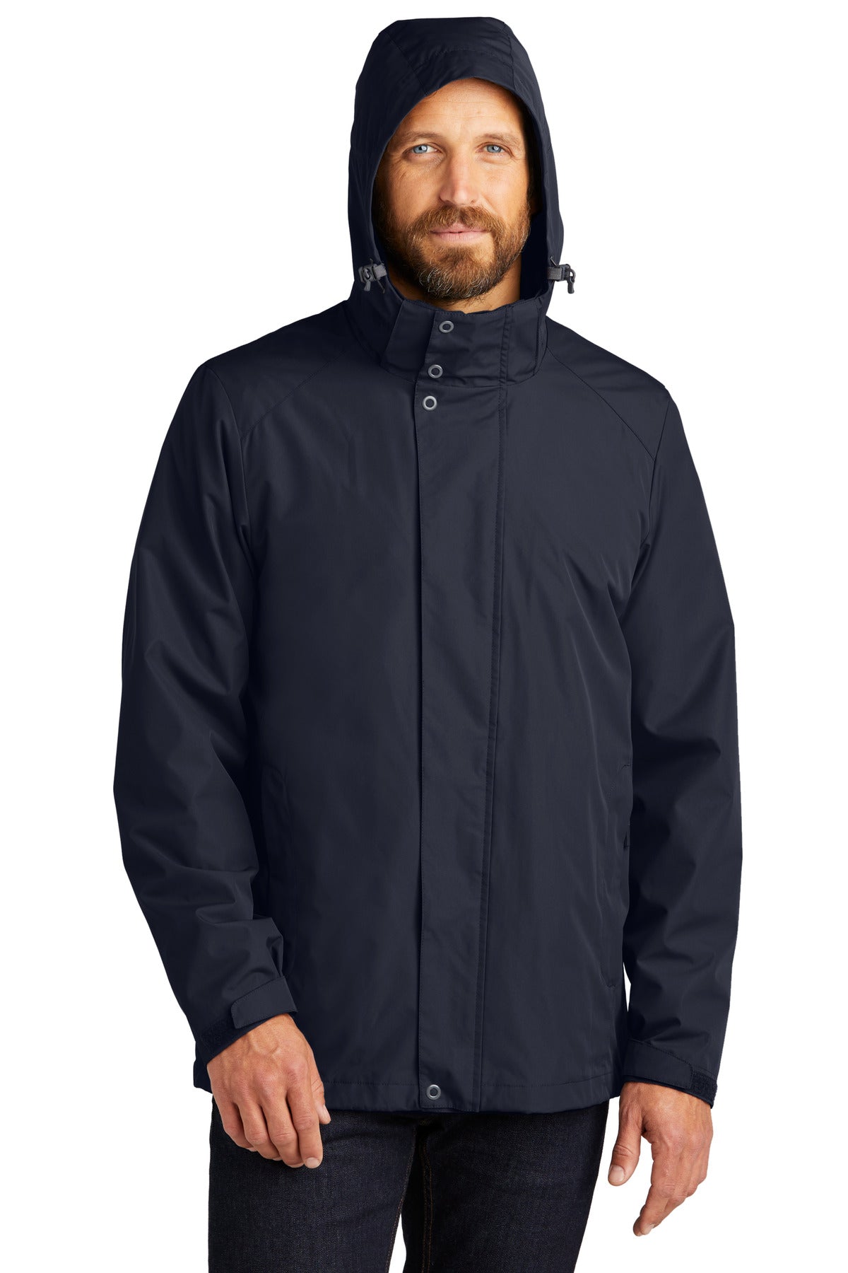 RiverBlNv Port Authority All-Weather 3-in-1 Jacket J123