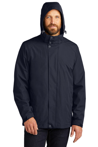 RiverBlNv Port Authority All-Weather 3-in-1 Jacket J123