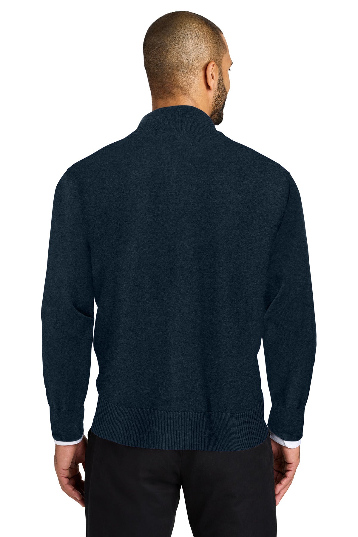 RiverBlNv Port Authority Easy Care 1/4-Zip Sweater SW2900