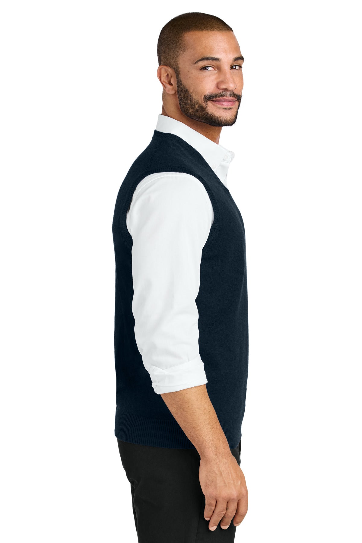RiverBlNv Port Authority Easy Care Sweater Vest SW2860