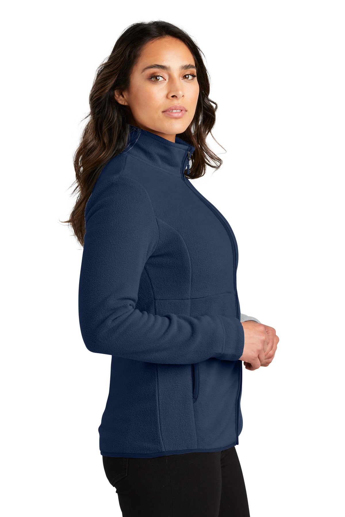 RiverBlNv Port Authority Women's Connection Fleece Jacket L110