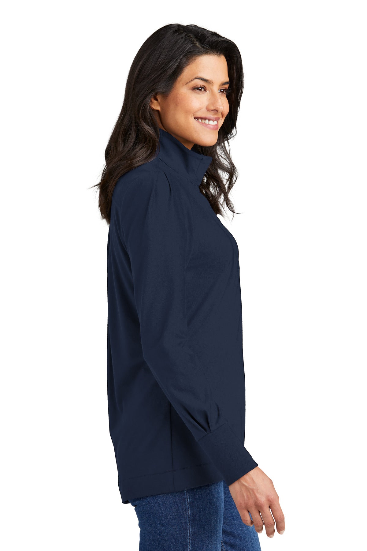 RiverBlNv Port Authority Women's Fairway Stretch 1/4-Zip LK829