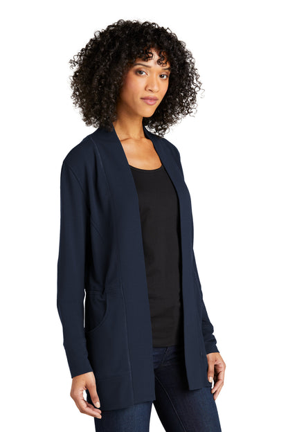 RiverBlNv Port Authority Women's Microterry Cardigan LK825