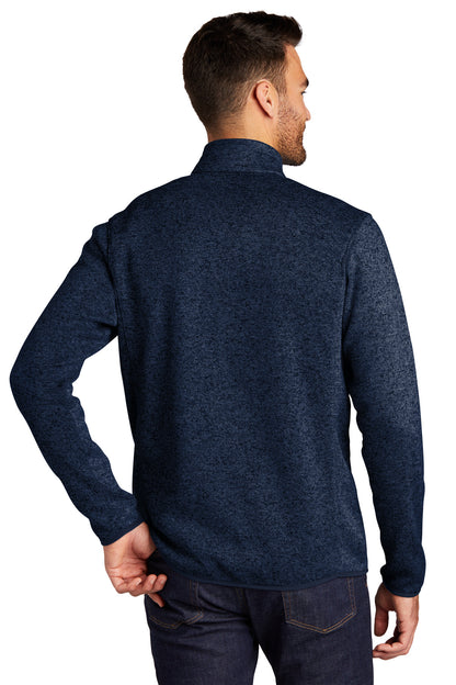 RiverBlNvH Port Authority Sweater Fleece Jacket. F232