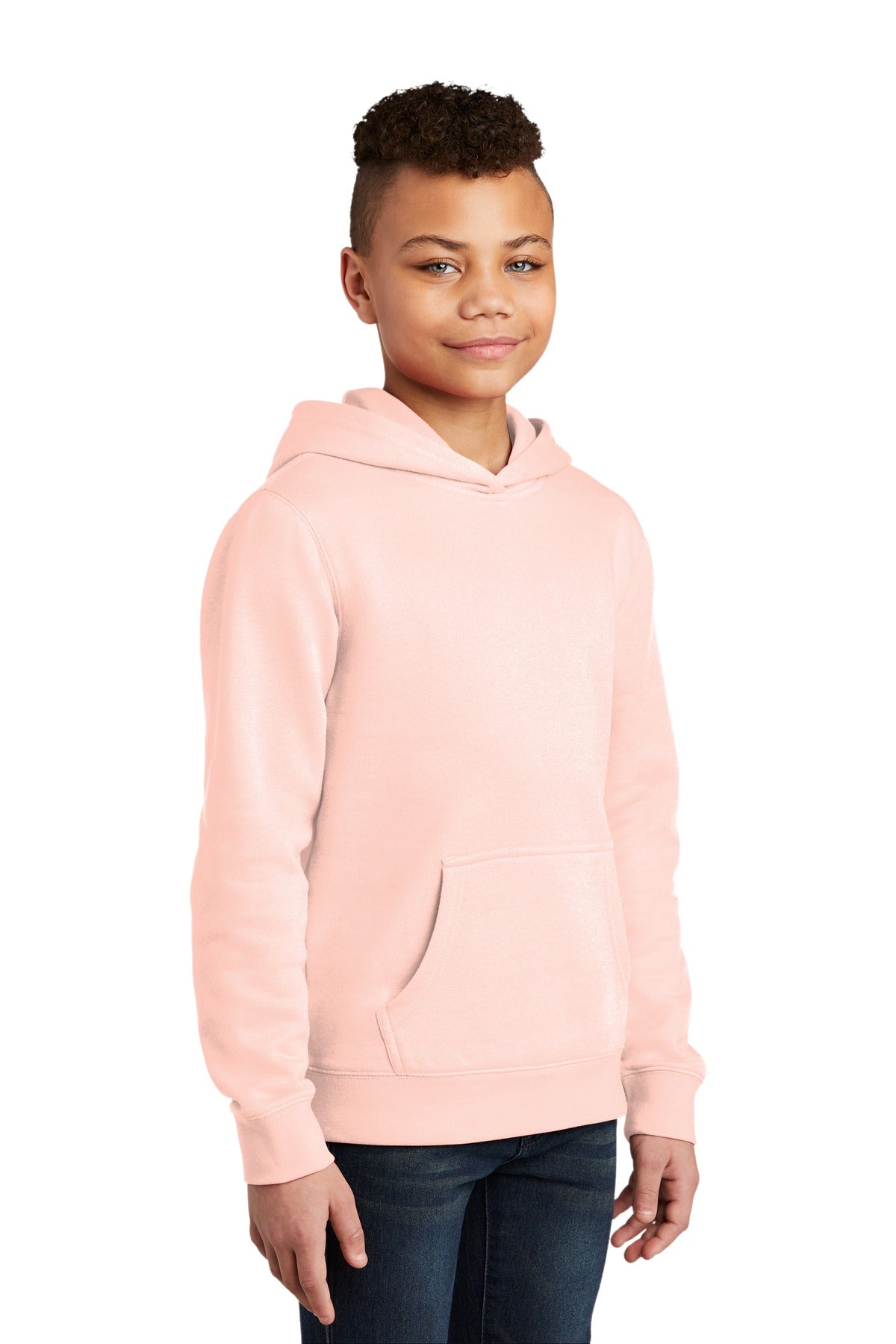 Rosewater Pink District Youth V.I.T. Fleece Hoodie DT6100Y
