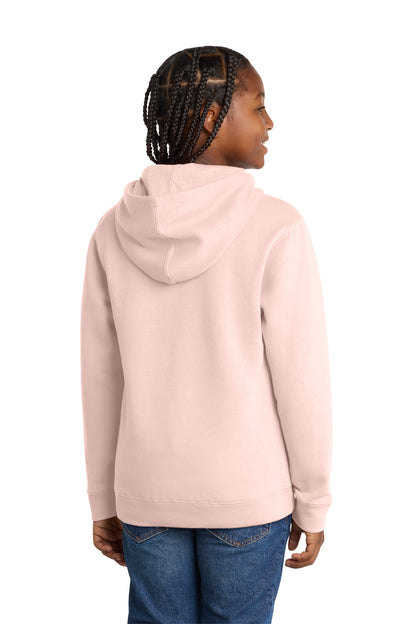 Rosewater Pink District Youth V.I.T. Fleece Hoodie DT6100Y