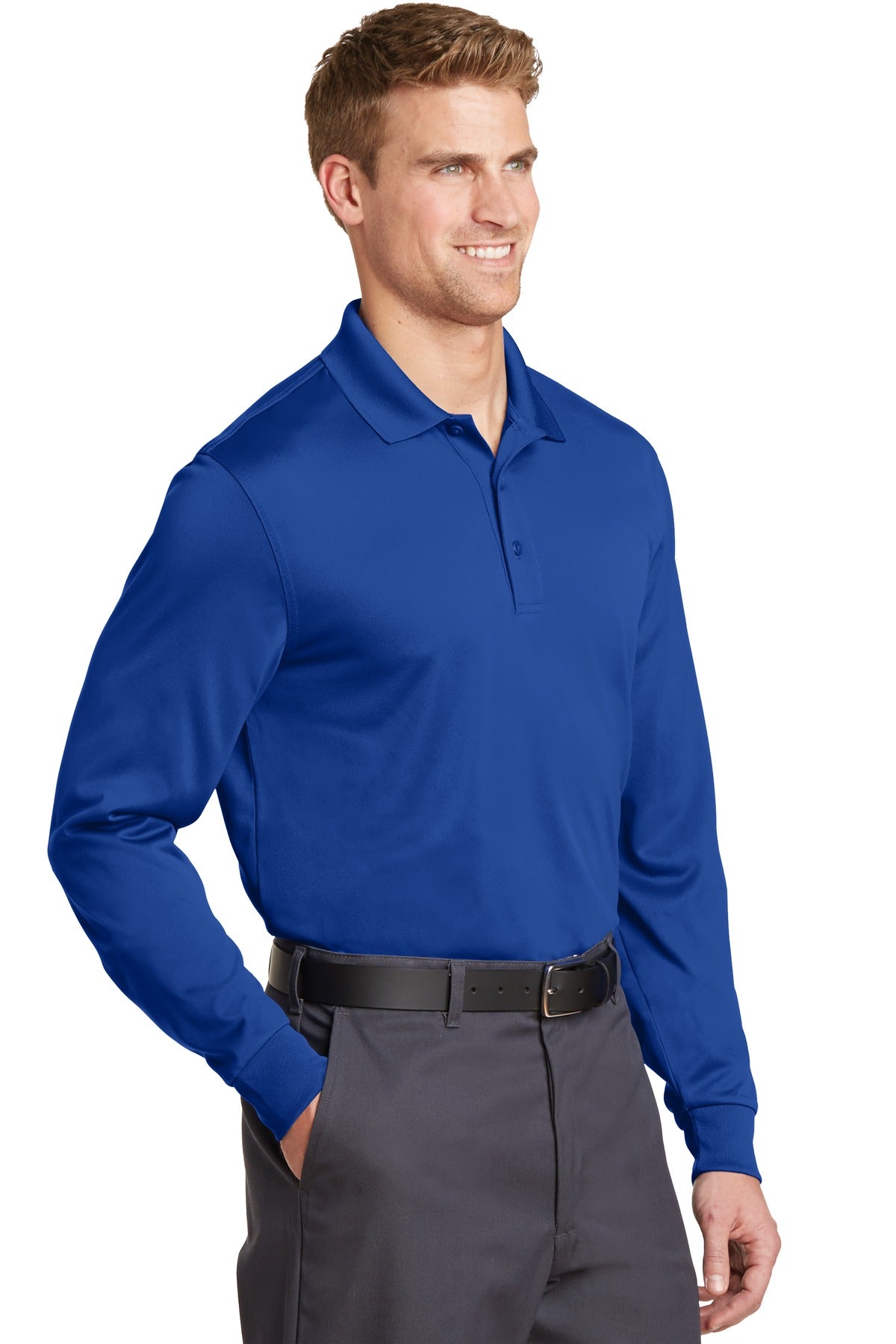 Royal CornerStone Select Snag-Proof Long Sleeve Polo. CS412LS