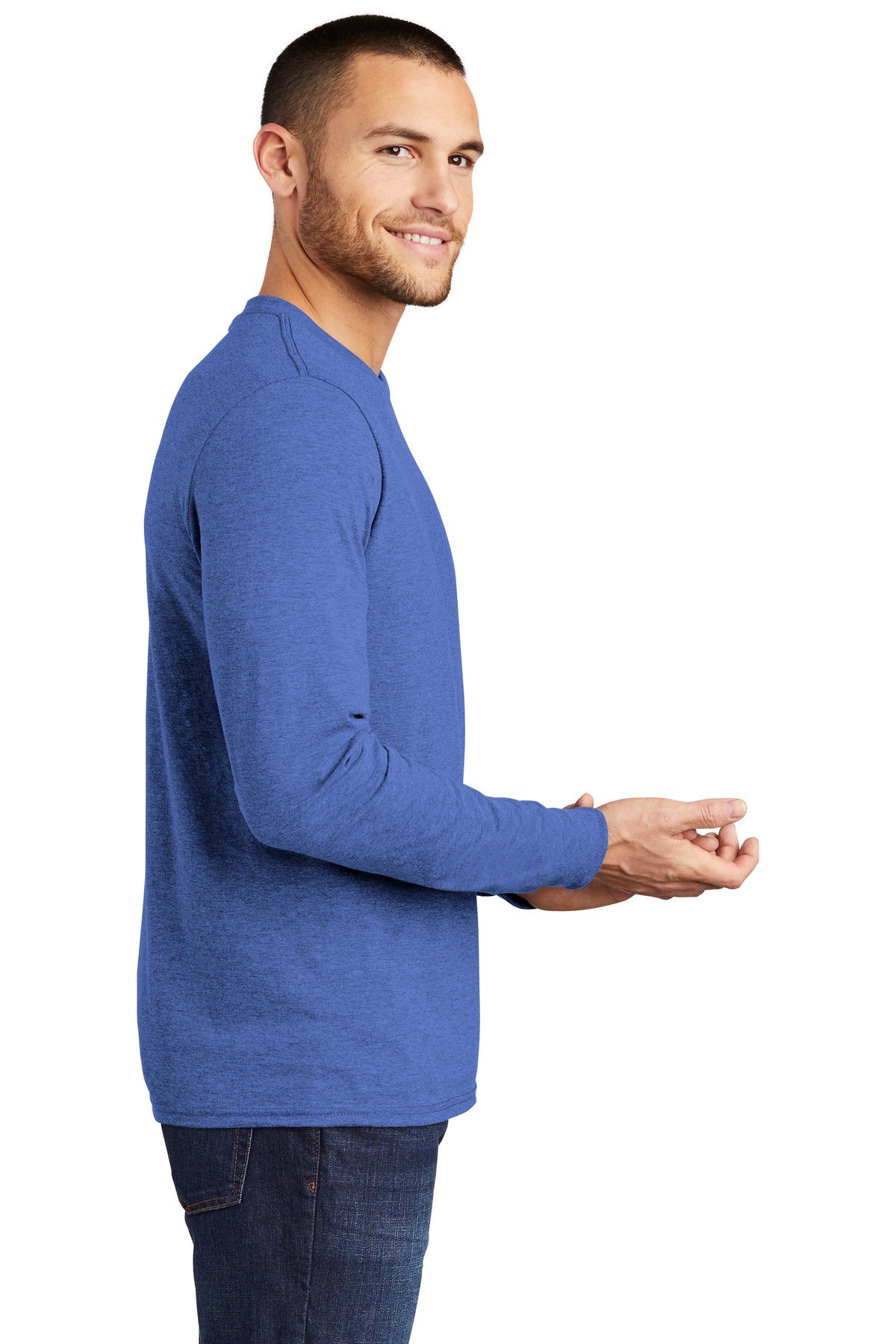Royal Frost District Perfect Tri Long Sleeve Tee . DM132