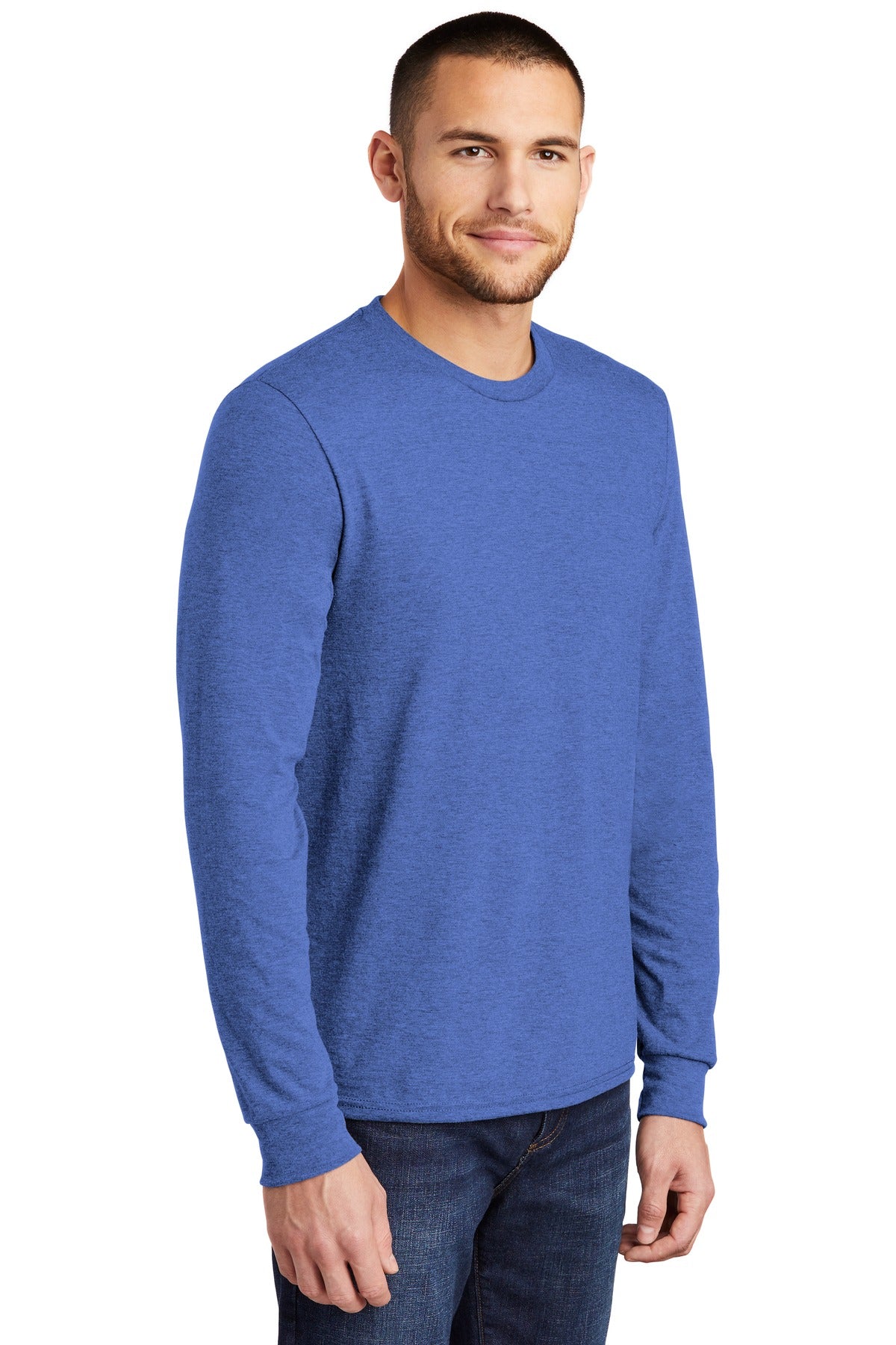 Royal Frost District Perfect Tri Long Sleeve Tee . DM132