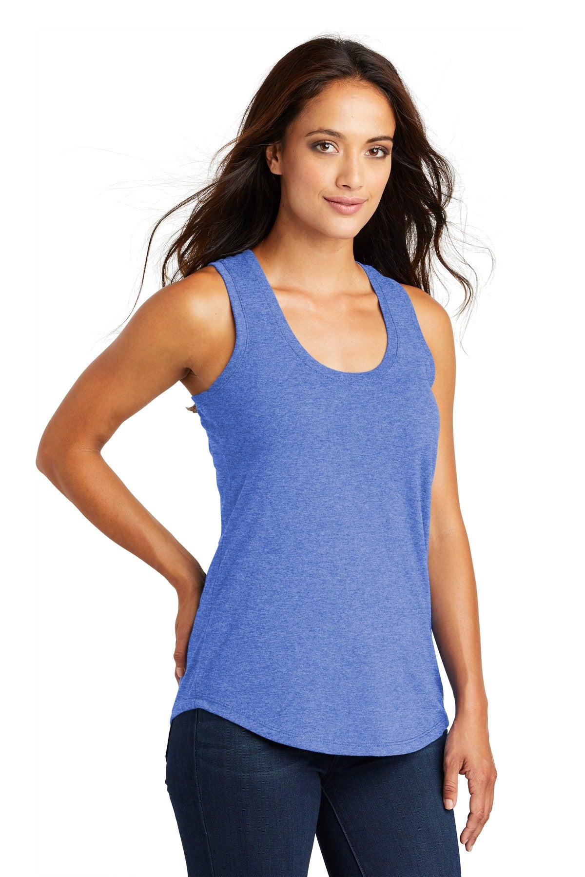 Royal Frost District Women's Perfect Tri Racerback Tank. DM138L