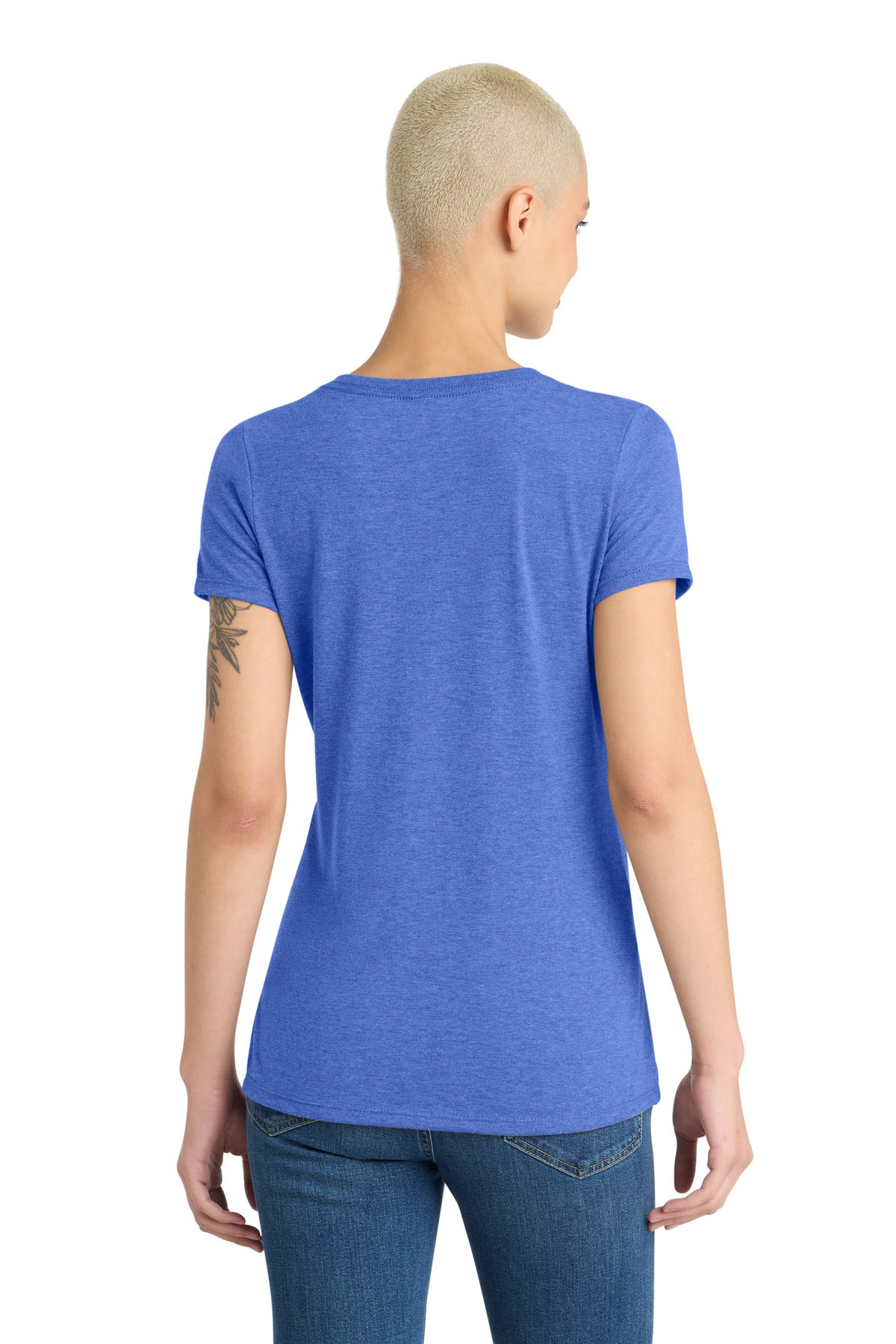 Royal Frost District Women's Perfect Tri V-Neck Tee. DM1350L