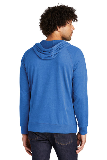 Royal Heather New Era Sueded Cotton Blend Full-Zip Hoodie. NEA122