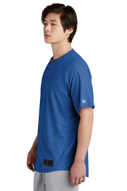 Royal New Era Diamond Era Full-Button Jersey. NEA220