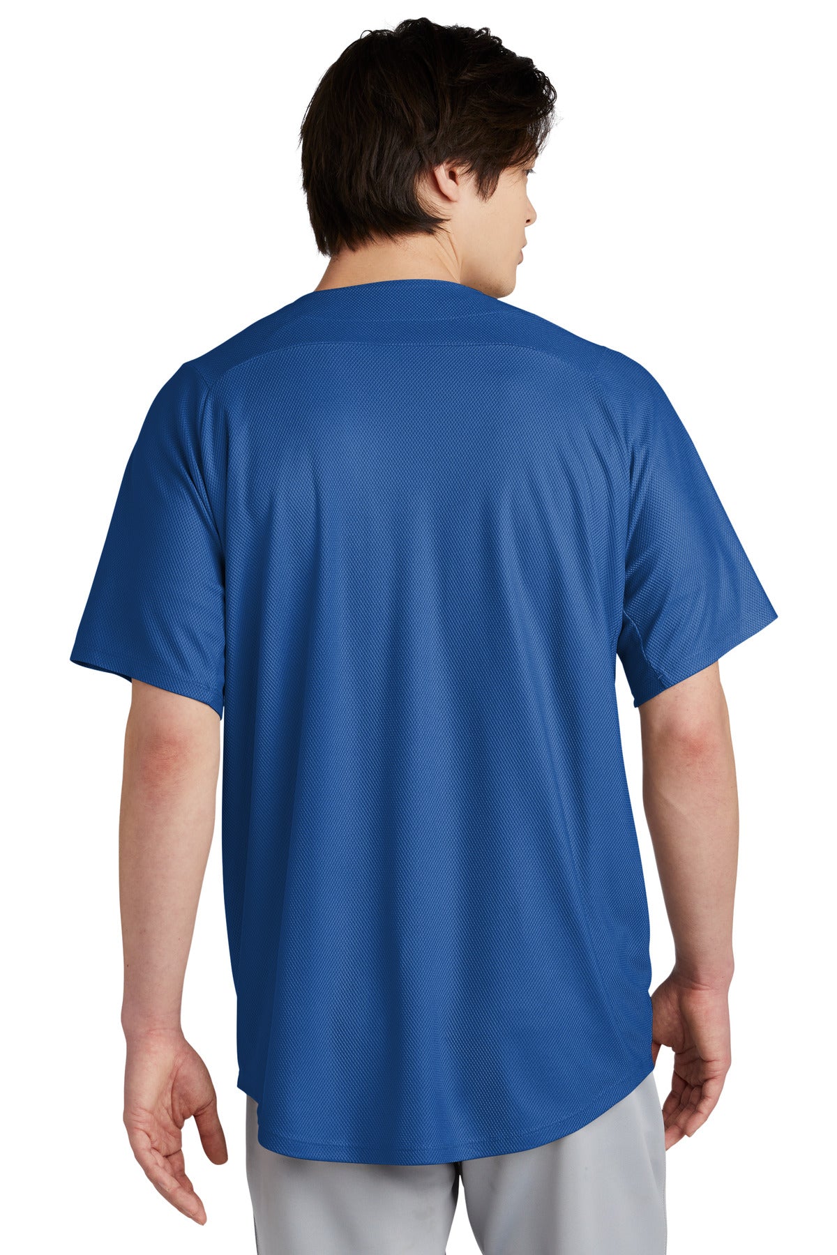 Royal New Era Diamond Era Full-Button Jersey. NEA220
