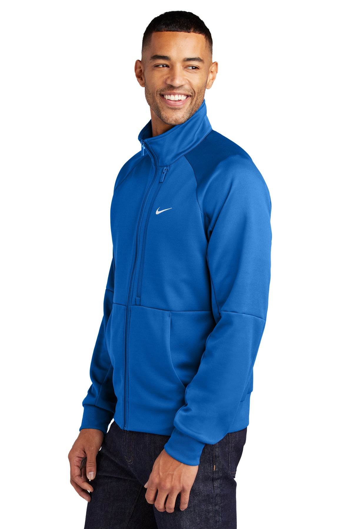 Royal Nike Full-Zip Chest Swoosh Jacket NKFD9891