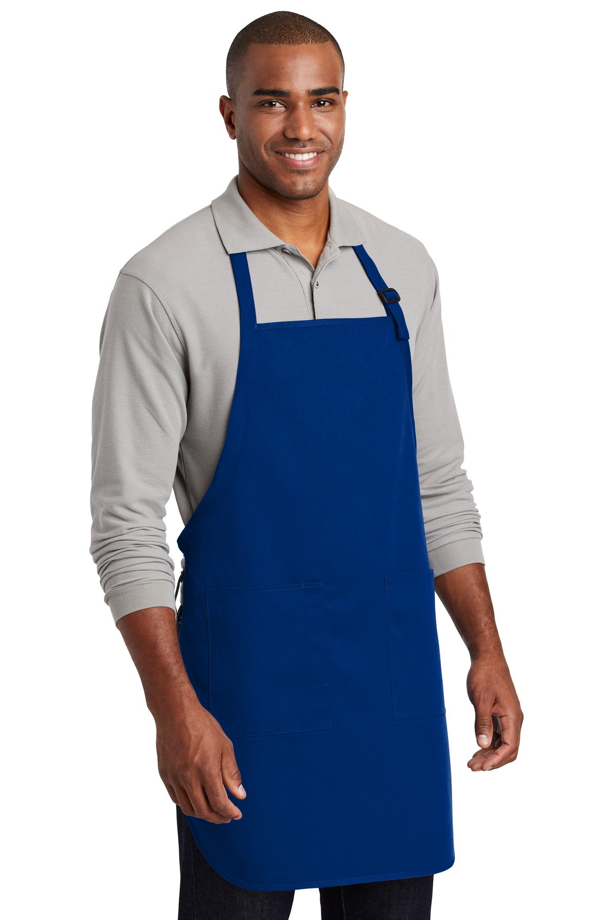 Royal Port Authority Full-Length Two-Pocket Bib Apron. A600