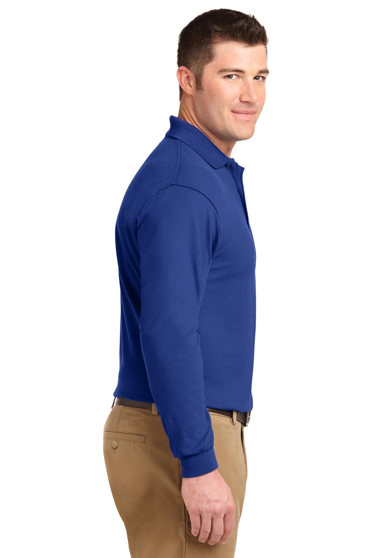 Royal Port Authority Tall Silk Touch Long Sleeve Polo. TLK500LS