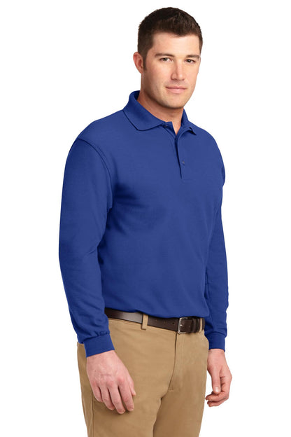 Royal Port Authority Tall Silk Touch Long Sleeve Polo. TLK500LS