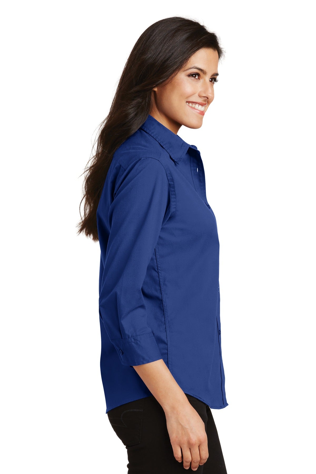 Royal Port Authority Women's 3/4-Sleeve Easy Care Shirt. L612