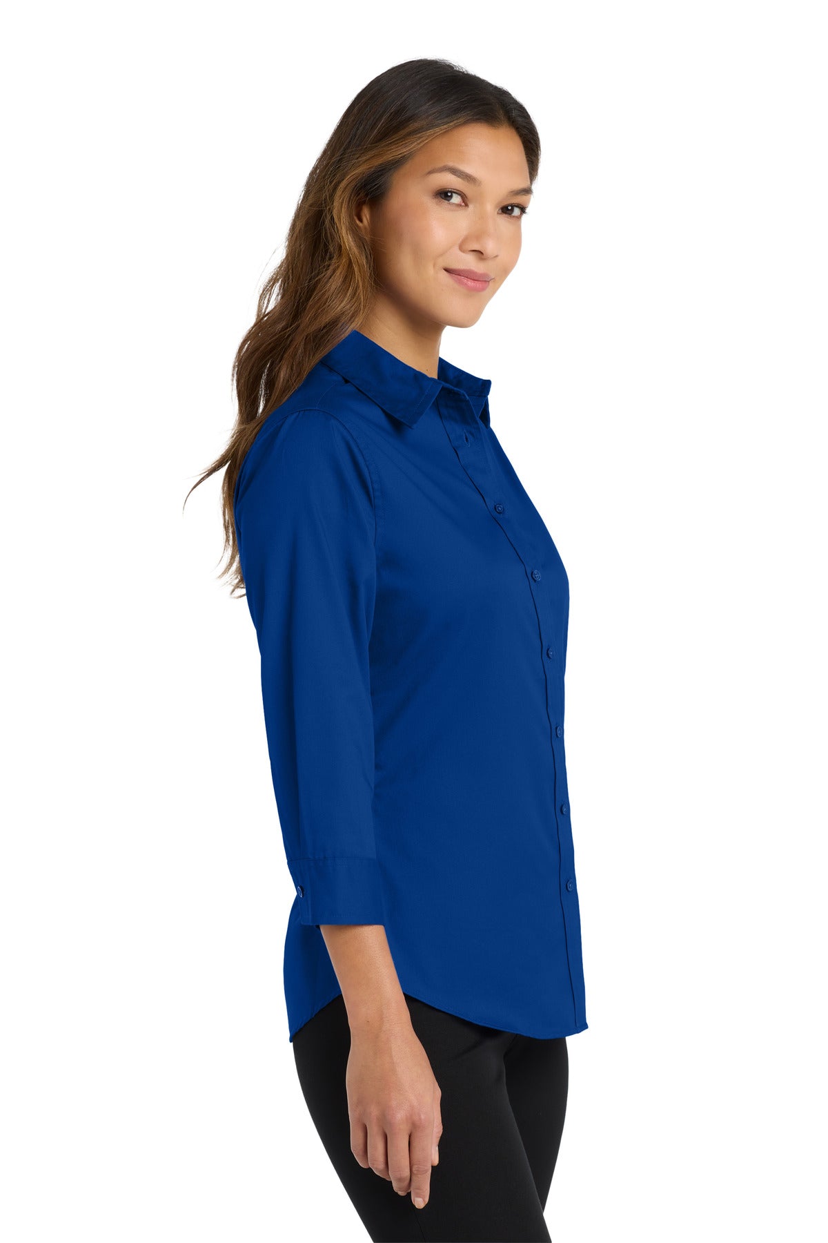 Royal Port Authority Women's 3/4-Sleeve Easy Care Shirt. L612