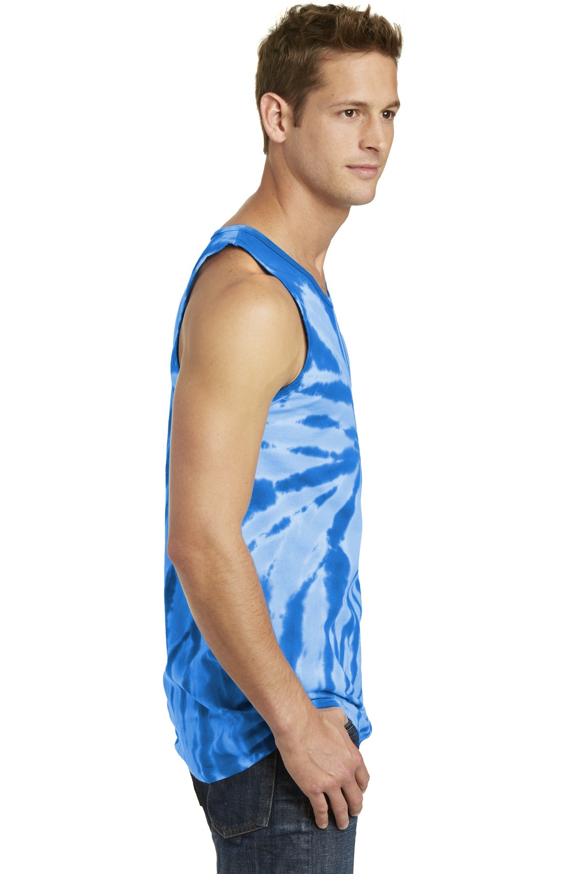 Royal Port & Company Tie-Dye Tank Top. PC147TT