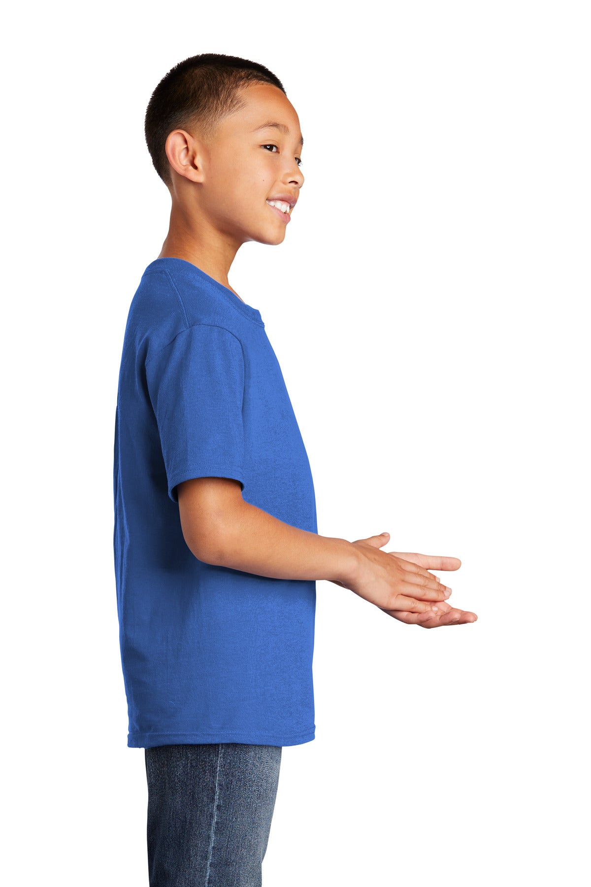 Royal Port & Company Youth Core Cotton DTG Tee PC54YDTG