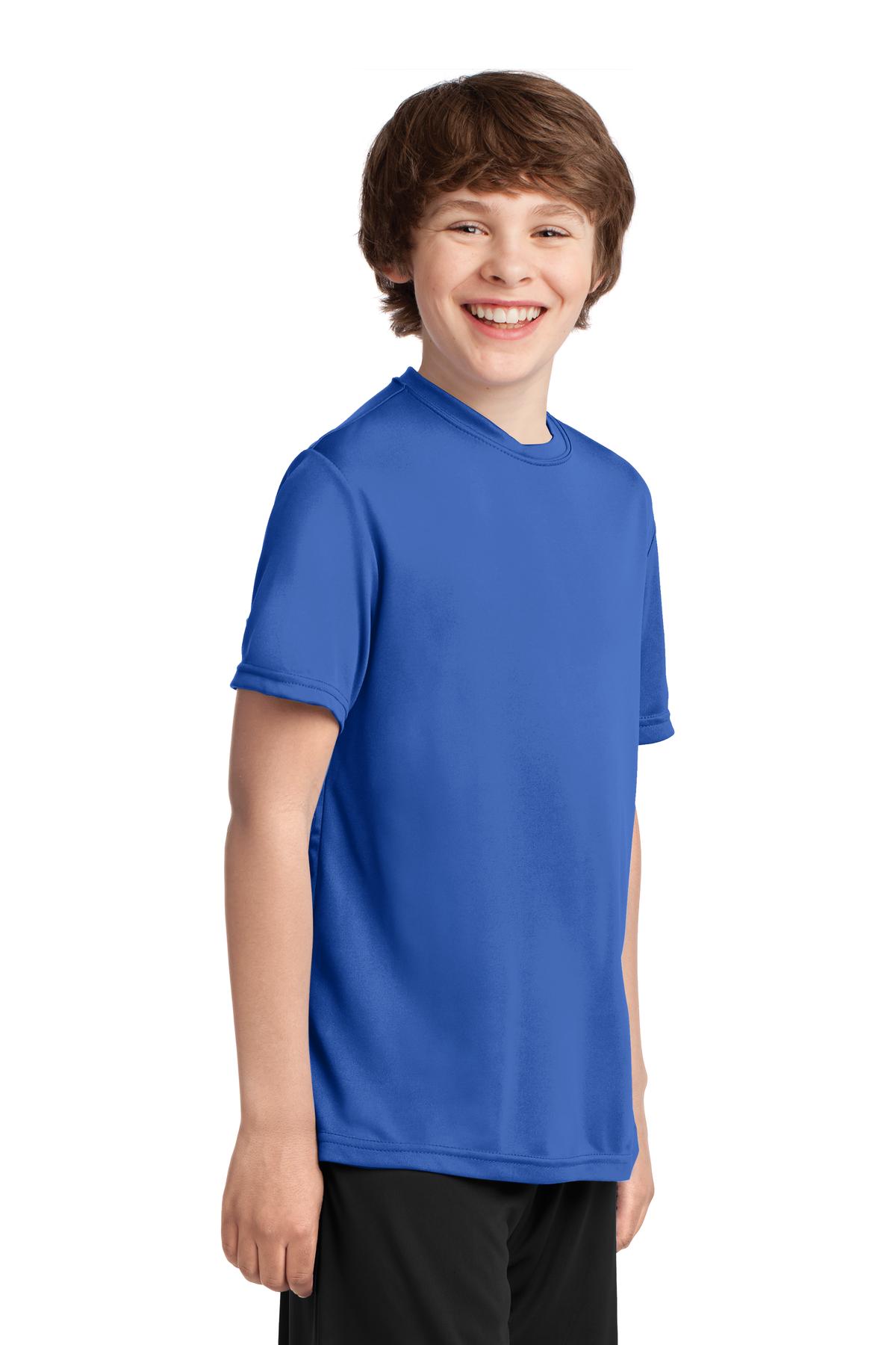 Royal Port & Company Youth Performance Tee. PC380Y