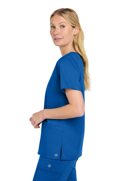 Royal Wink Women's WorkFlex Mock Wrap Top WW4760