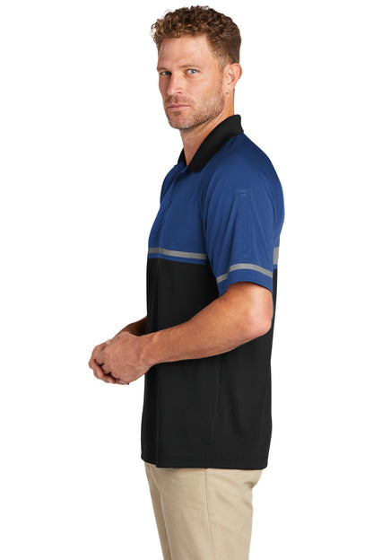 Royal/Black CornerStone Select Lightweight Snag-Proof Enhanced Visibility Polo CS423