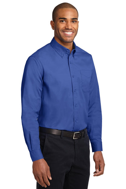 Royal/Cls Navy Port Authority Extended Size Long Sleeve Easy Care Shirt S608ES