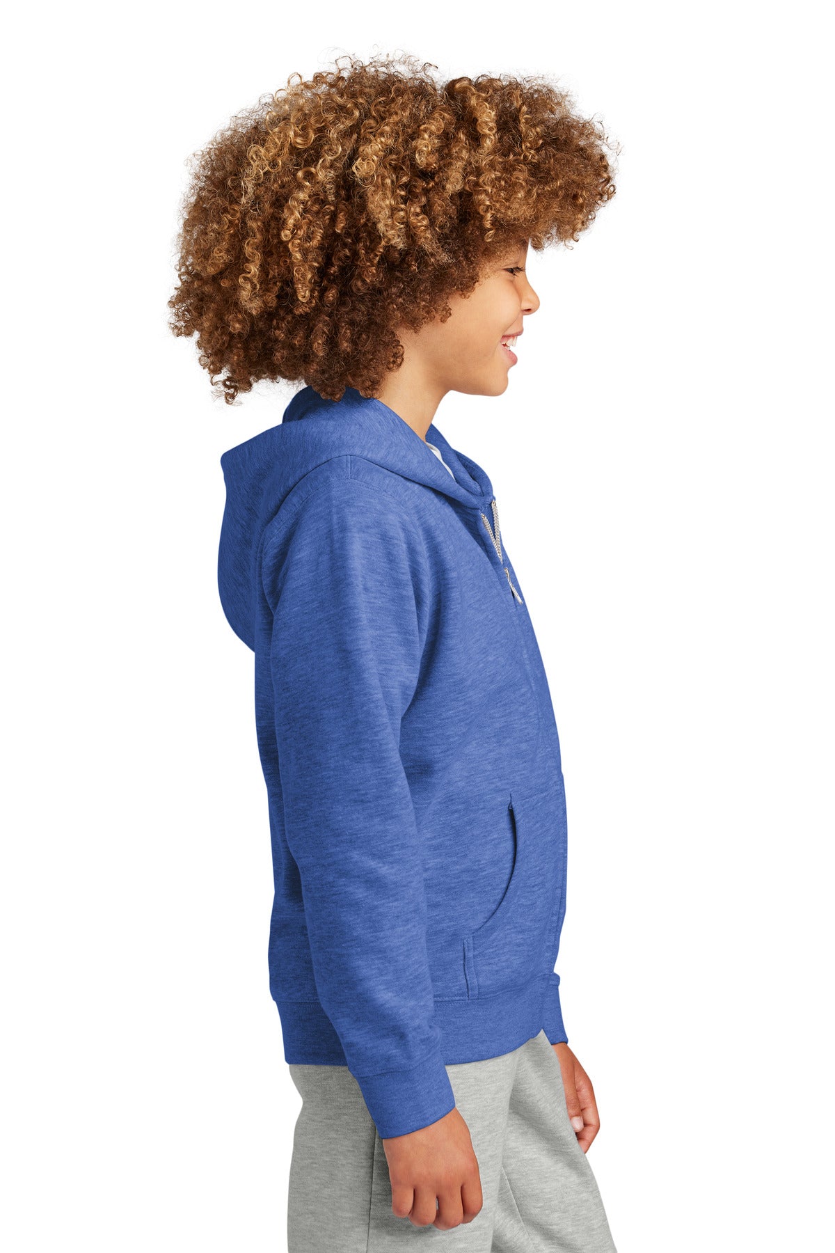 RoyalFrost District Youth V.I.T. Fleece Full-Zip Hoodie DT6102Y