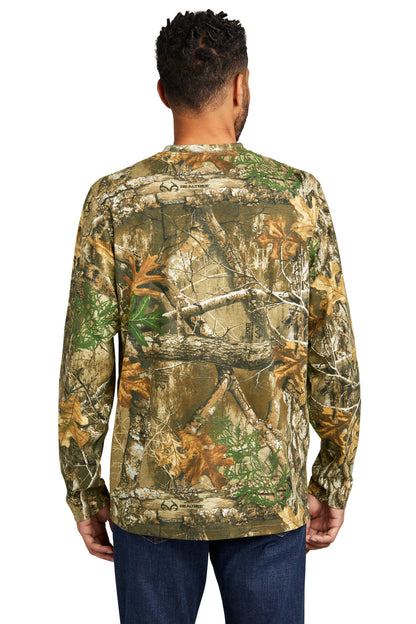 RTEdge Russell Outdoors Realtree Long Sleeve Pocket Tee RU100LSP