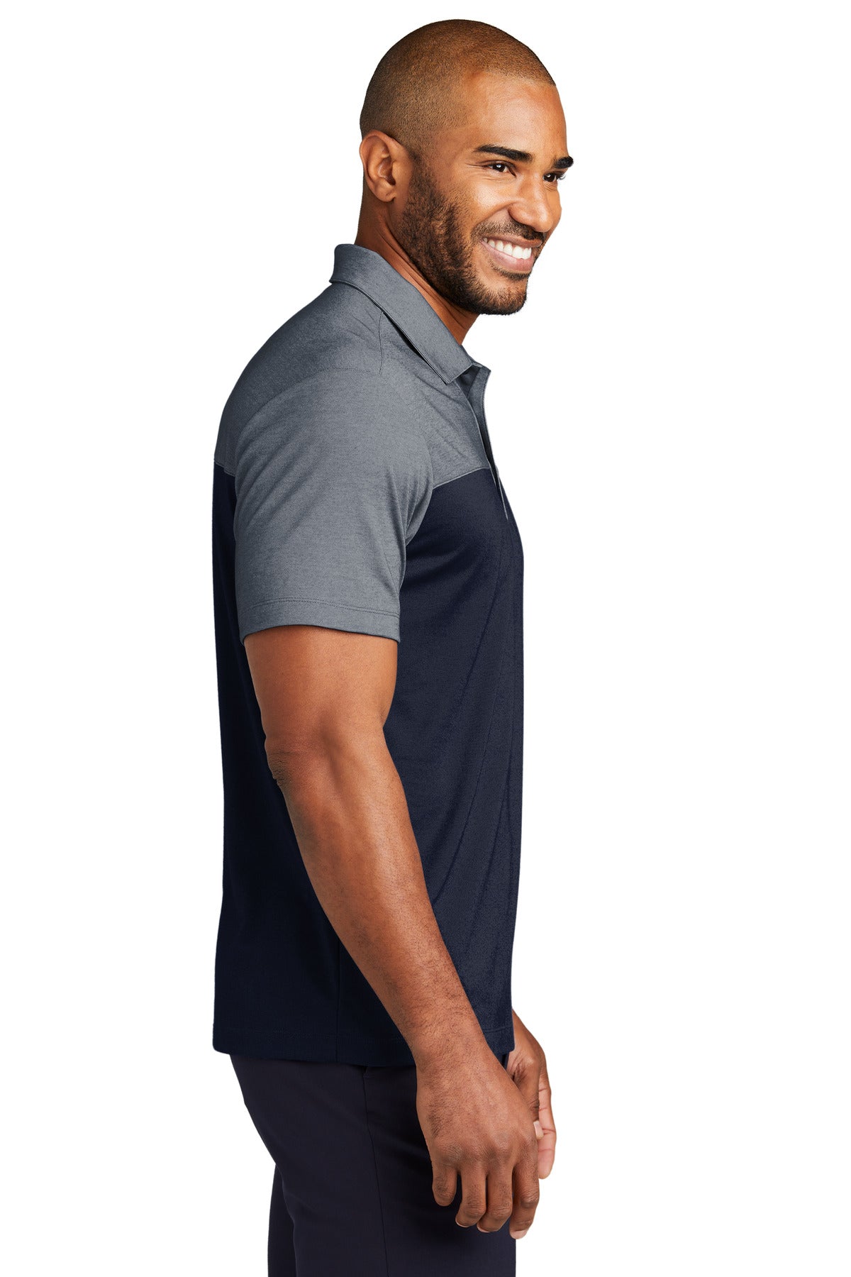 RvBN/RvBNH Port Authority Fine Pique Blend Blocked Polo K831