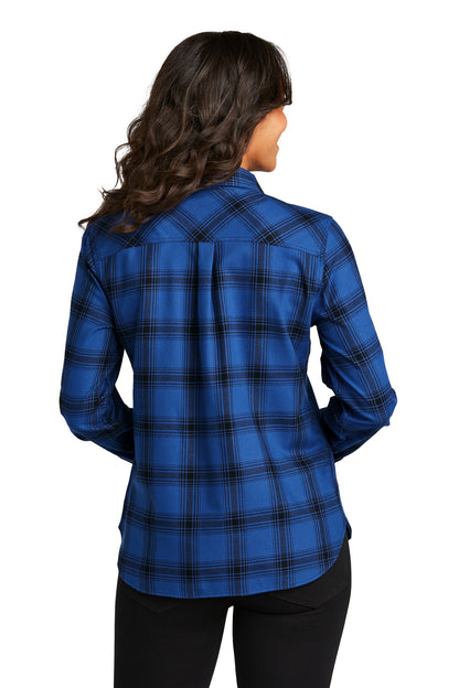 Ry/BkOpPld Port Authority Women's Plaid Flannel Shirt LW669