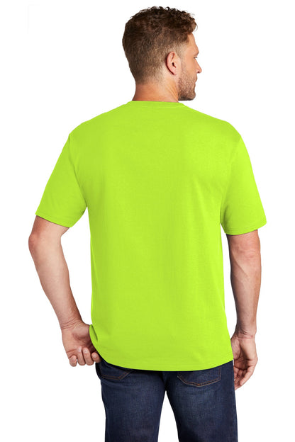 Safety Green CornerStone Workwear Pocket Tee CS430