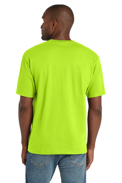 Safety Green CornerStone Workwear Pocket Tee CS430